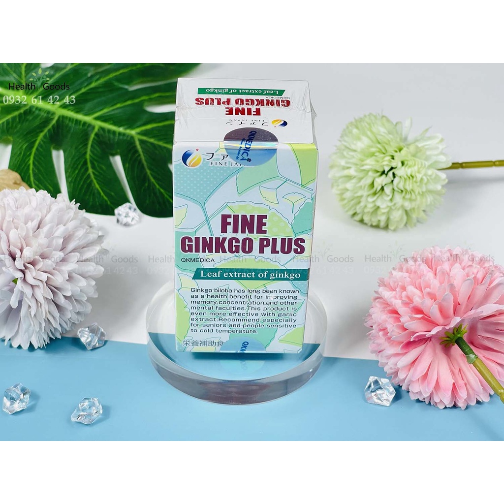 Viên uống bổ não Fine Ginkgo Plus Hoạt Huyết Dưỡng Não Nhật Bản 400 viên
