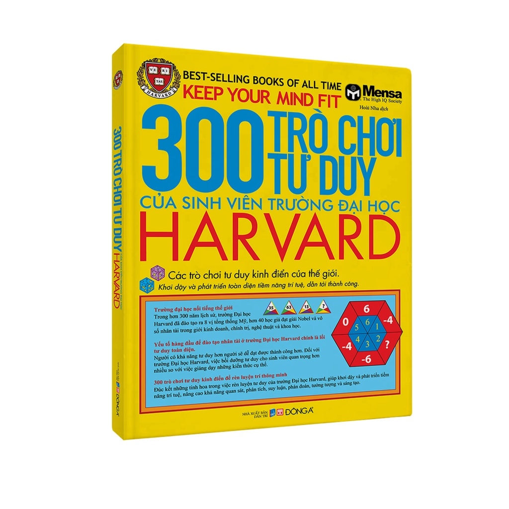 Sách - 300 Trò Chơi Tư Duy Của Sinh Viên Trường Đại Học Harvard