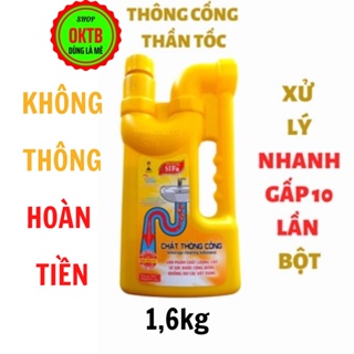 Nước thông cống cực mạnh xử lý nhanh gấp 10 lần bột thông cống