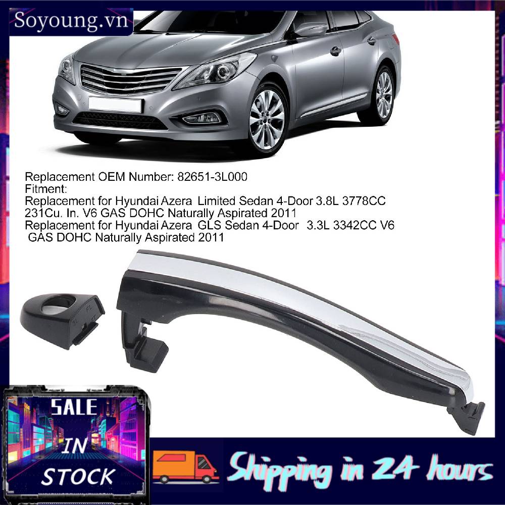 Tay nắm cửa bên ngoài xe phía trước trái 82651‑3l000 thay thế cho Hyundai Azera GLS Sedan 2011