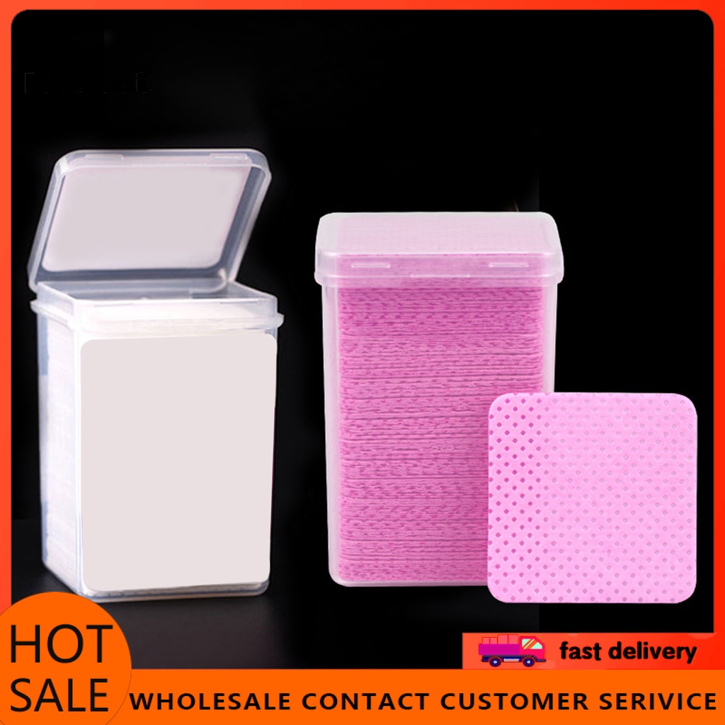 Hộp 200 Miếng Bông Tẩy Trang Bằng Vải Không Dệt Mềm Mại Linh Hoạt Cho Nữ