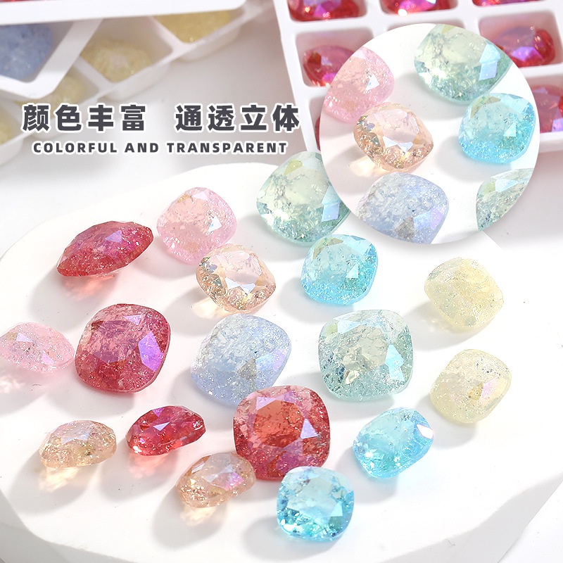 Bộ 9 Mũi Khoan Kính Đáy Nhọn Hình Vuông Chuyên Dụng