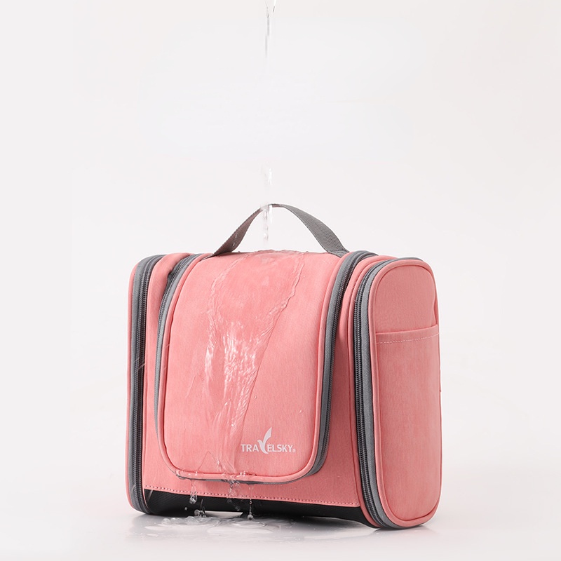 Túi Da PU Đựng Mỹ Phẩm Cỡ Lớn Chống Thấm Nước Tiện Dụng Mang Đi Du Lịch