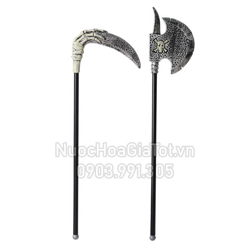 Đồ chơi vũ khí giả cổ hóa trang Halloween thần chết loại to lớn cho người lớn nam nữ