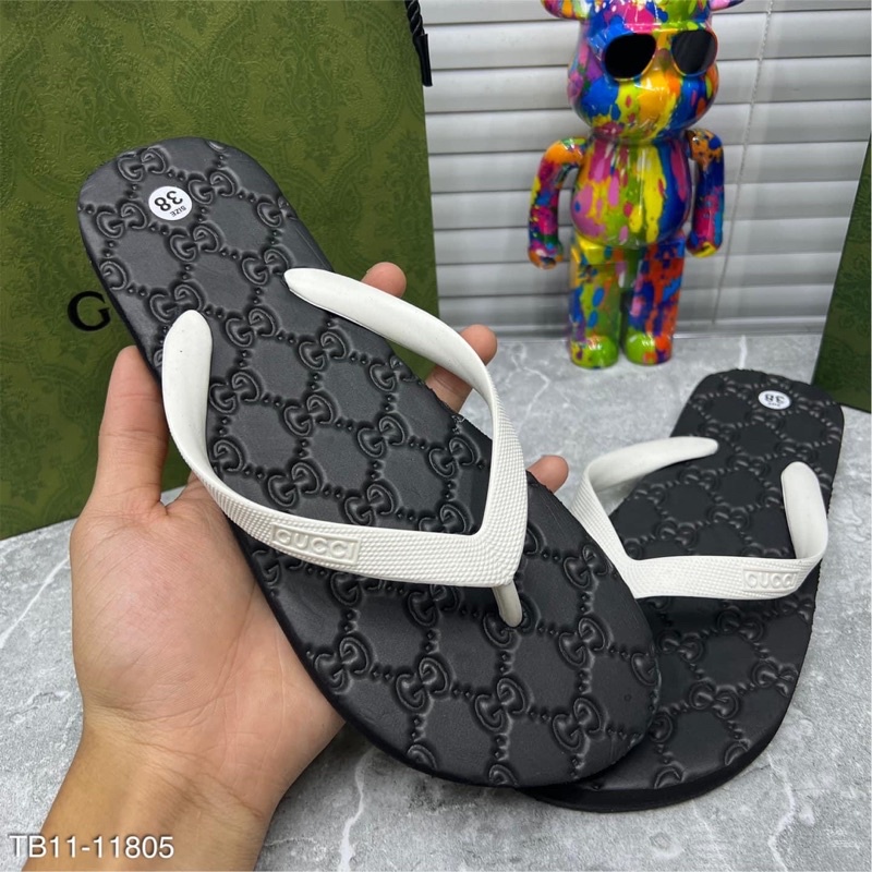 Dép Trông Vân G.C Quai Trắng Cao Cấp TB11