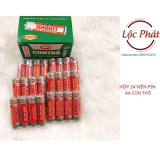 Pin tiểu con thỏ , pin con thỏ aa - hộp 24 viên