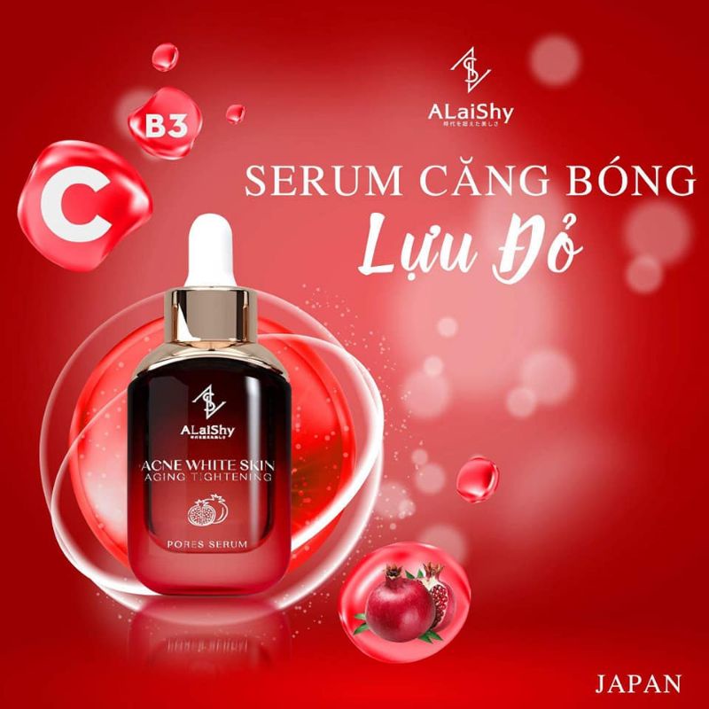 Serum Alaishy Căng Bóng Lựu Đỏ