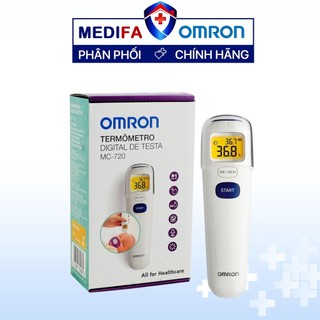 Nhiệt Kế Điện Tử Đo Trán Omron MC-720 Đa Năng, An Toàn & Chính Xác