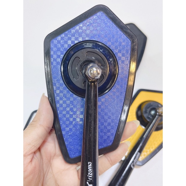 Gương chiếu hậu mẫu caro, kiếng hậu xe máy, kính kiểu đủ màu