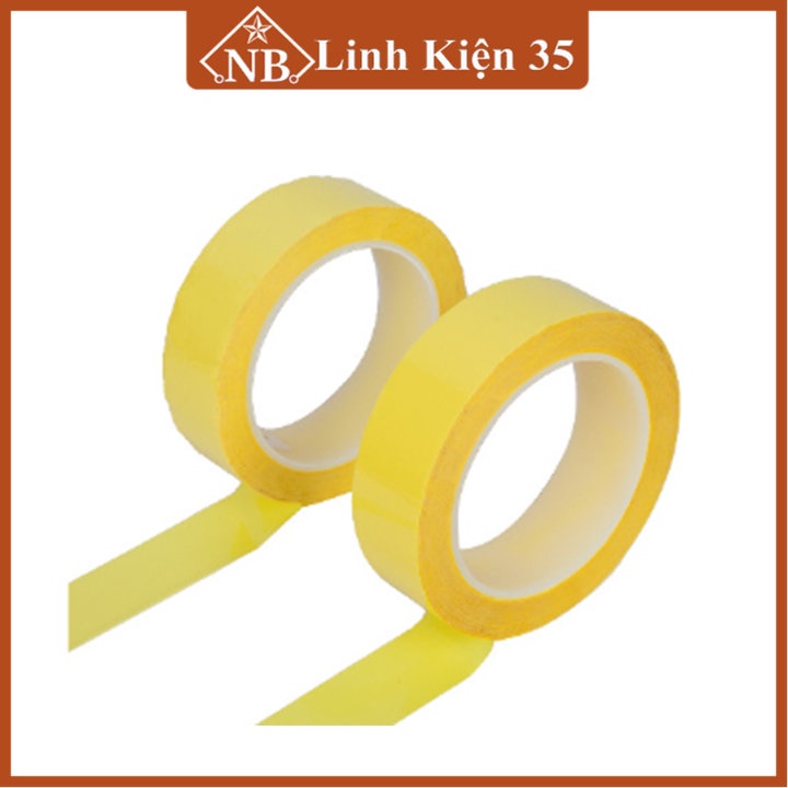 Băng dính quấn biến áp cao tần xung chiều rộng 20mm/25mm/30mm/35mm/40mm/50mm/60mm chịu nhiệt độ cao cuộn dài 66 mét
