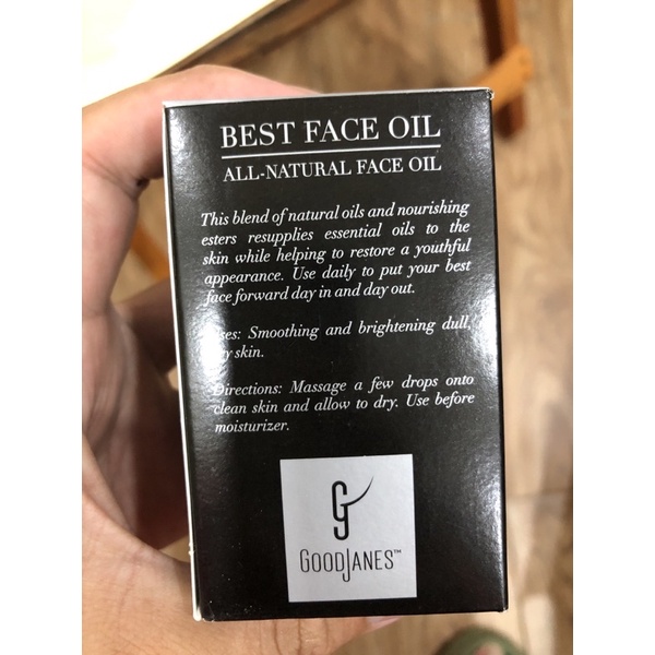 GoodJanes Hydration Boost Best Face Oil, Rose Anti-Aging Facial Oil, 1 fl oz Dầu tăng cường dưỡng ẩm