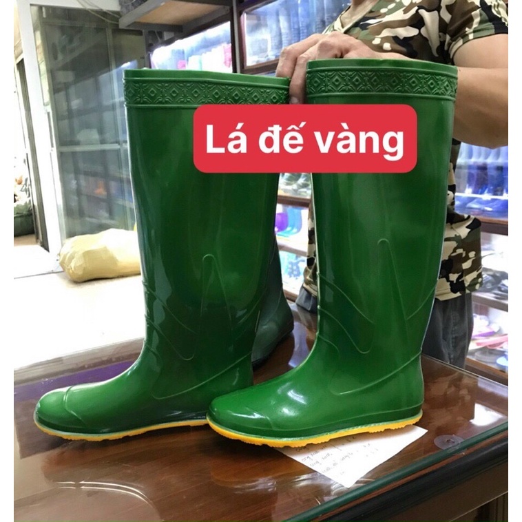 Ủng rau mềm đế vàng