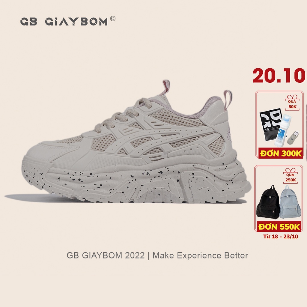 Giày Thể Thao Nữ Độn Đế Êm Chân Phong Cách Cá Tính Mới Nhất giayBOM Warriors B1823