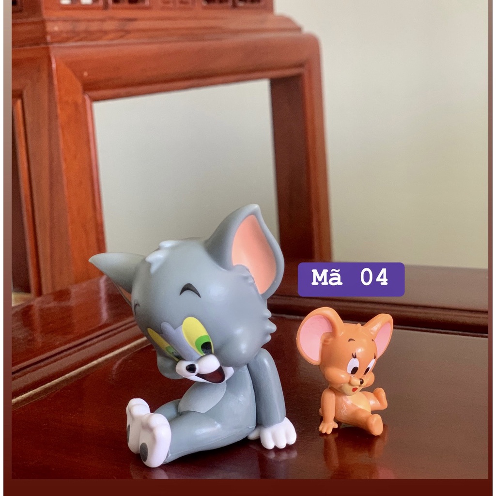 Mô hình đồ chơi nhân vật Tom and Jerry set 6 mô hình