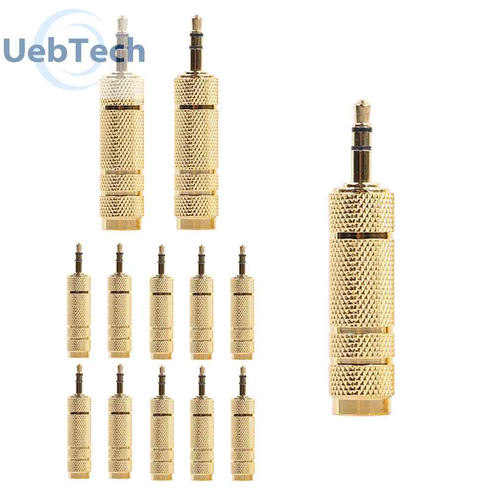 Đầu Nối Chuyển Đổi Cổng 6.35Mm Sang Đầu Cắm 3.5Mm Chuyên Dụng Cho Micro