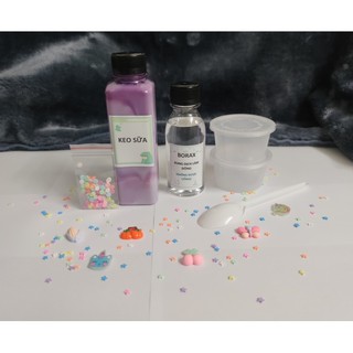 (BK11) KIT LÀM SLIME BASIC - DỤNG CỤ LÀM SLIME CƠ BẢN, AN TOÀN, ĐƠN GIẢN