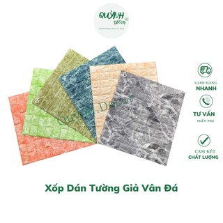 XỐP DÁN TƯỜNG GIẢ ĐÁ LOẠI 1 ✨HÀNG NHẬP KHẨU✨ KÍCH THƯỚC 77 x 70 CM- Chống nóng, Chống thấm, Cách âm