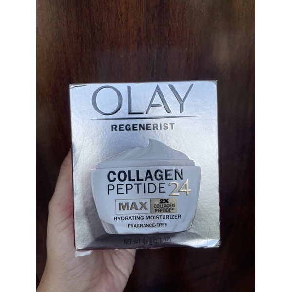 Kem dưỡng chống lão hóa, tái tạo da Olay Regenerist Collagen Peptide 24 Hydrating Moisturizer 48g
