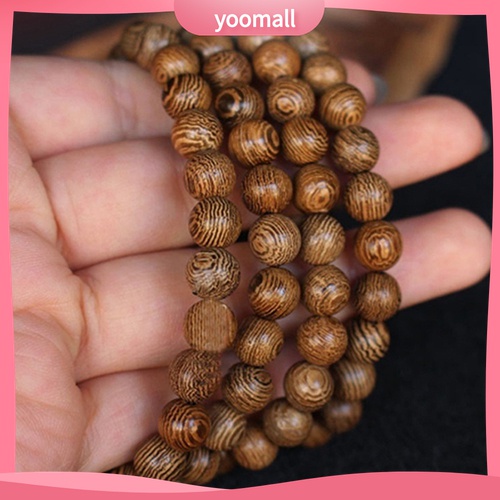 Vòng Tay Chuỗi Hạt Gỗ 8mm Cầu Nguyện Dành Cho Nam Và Nữ