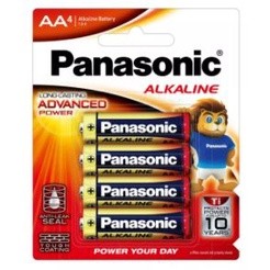 Pin AA Panasonic alkaline vỉ 4 viên dung lượng cao LR6T-4B chính hãng.