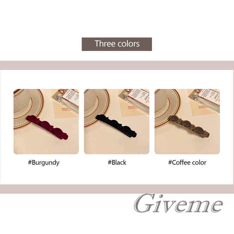 Dây Buộc Tóc xHairpins Màu Trơn Dài 9cm Thời Trang Cho Nữ
