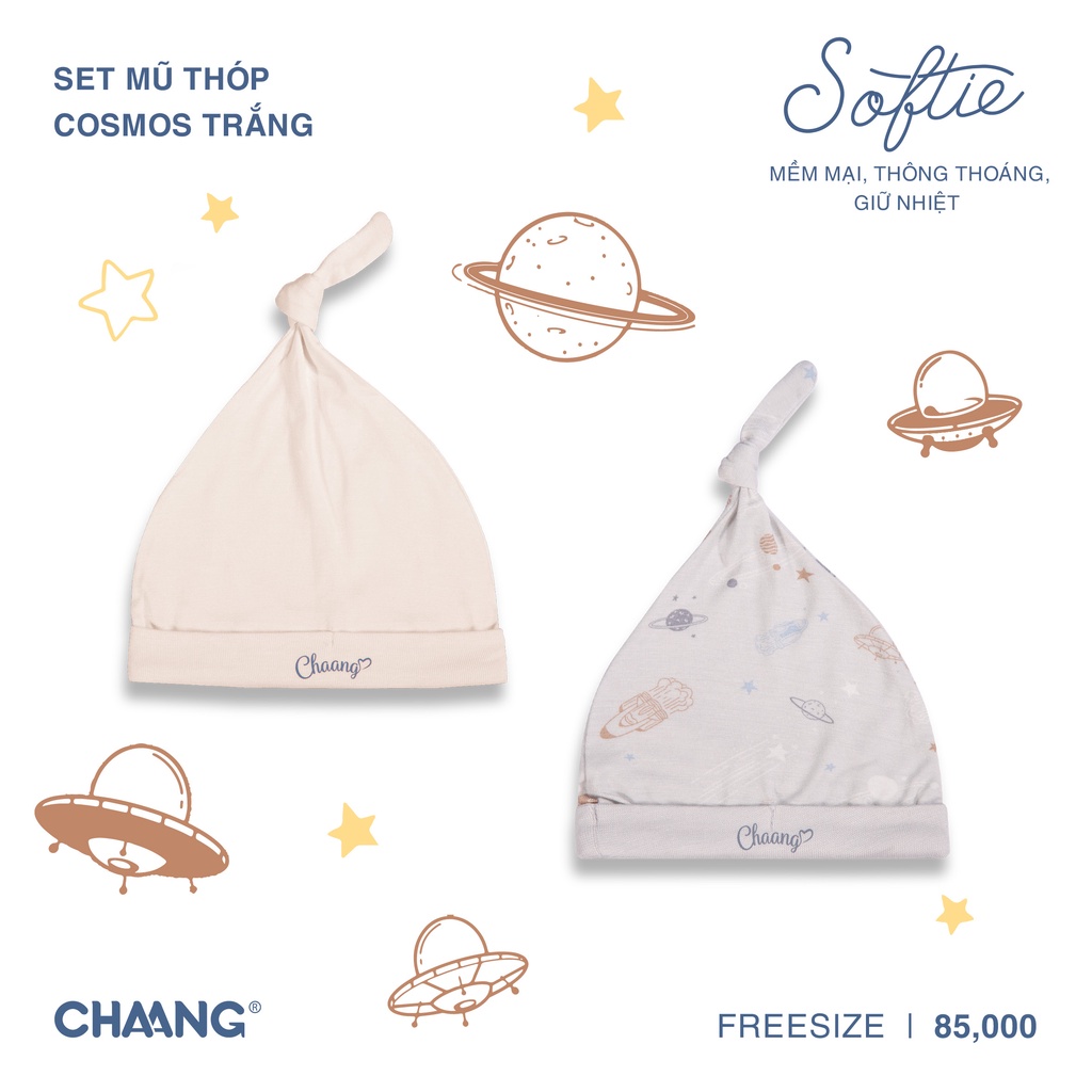 [CHAANG] Set mũ thóp cho bé Cosmos Chaang