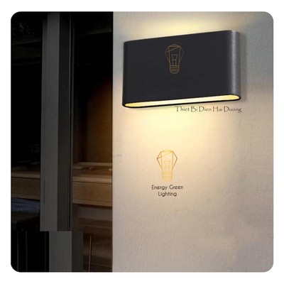 Đèn hắt tường Energy Green Lighting 2 đầu kiểu dáng hiện đại thân nhôm siêu sáng - chống nước TN186
