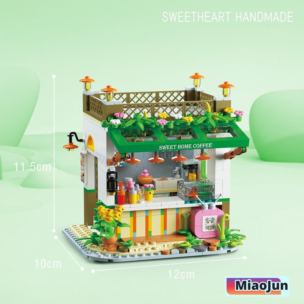 BLEGO Bộ Đồ Chơi Lắp Ráp Mô Hình Thành Phố Quà tặng giáo dục cho trẻ em giúp phát triển