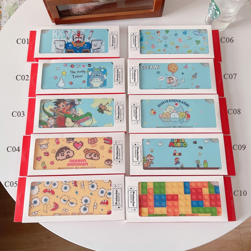 Ốp Bảo Vệ Máy Chơi Game Nintendo Switch Lite Chống Trầy Xước Hình Cậu Bé Bút Chì Dễ Thương