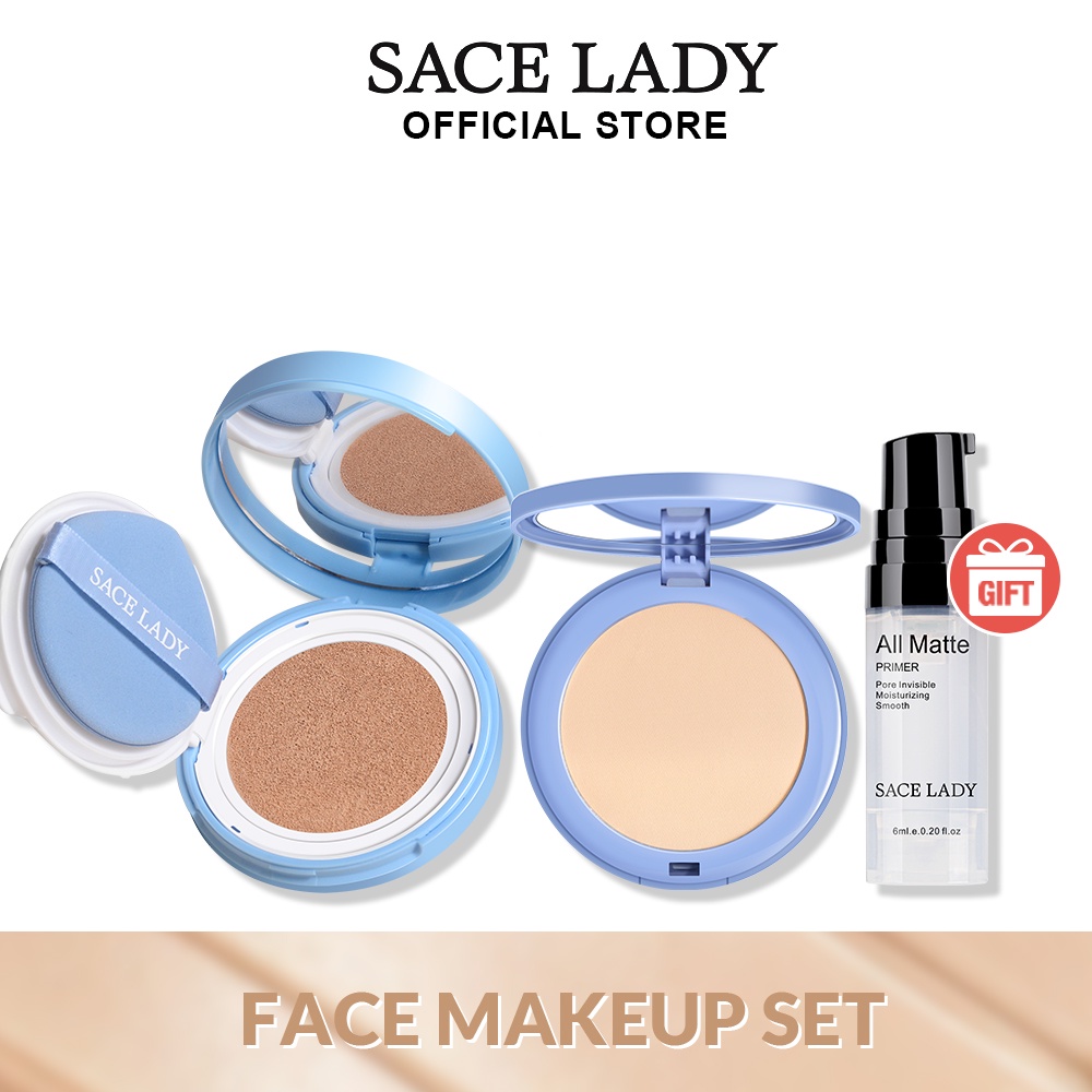 Bộ 3 món mỹ phẩm trang điểm Sace Lady dùng hàng ngày không thấm nước