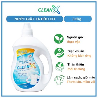 Nước giặt xả hữu cơ sinh học cleanx chiết xuất tự nhiên hương nước biển sâu