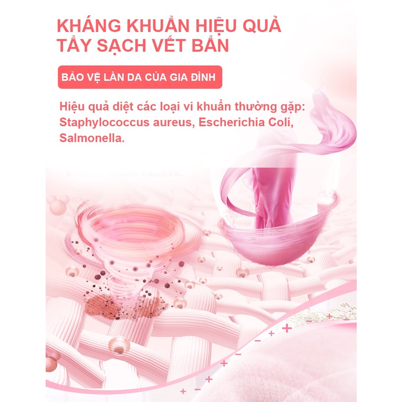 Nước giặt kháng khuẩn Mao Bao chai nhỏ Hương hoa bách lý khử mùi, nấm mốc, loại bỏ 99.9% vi khuẩn, dành cho da nhạy cảm