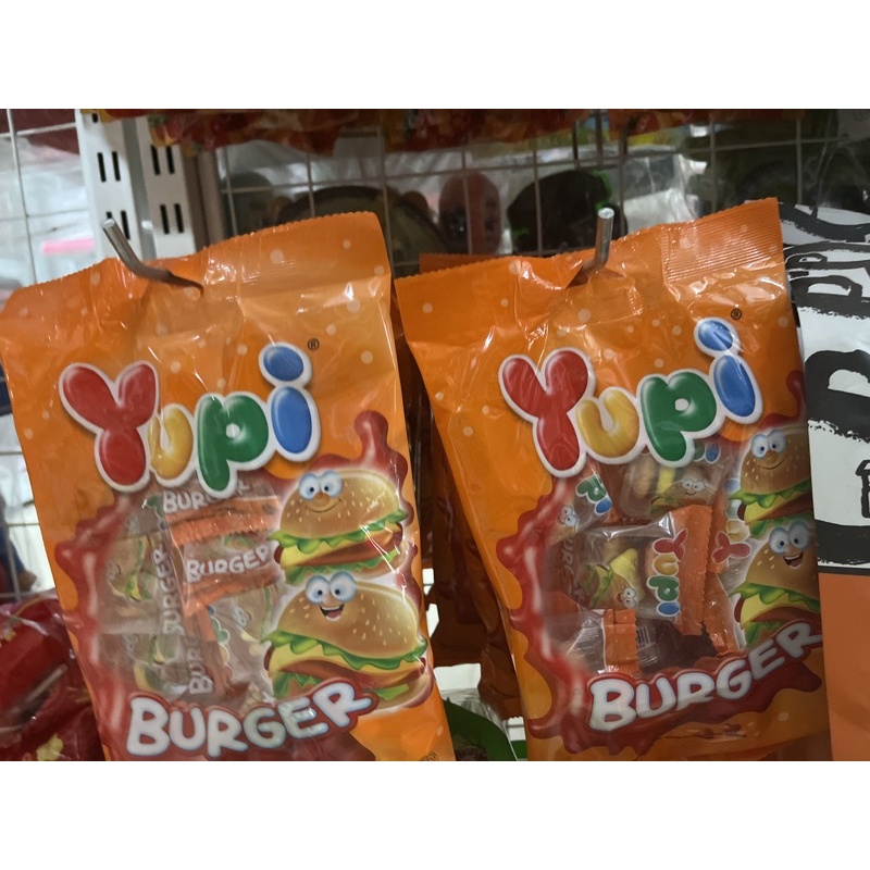 KẸO DẺO YUPI BURGER, PIZZA,COLA, BÒ SỮA, HOTDOG GÓI 96g  Đại lý Ngọc Toản