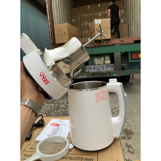 Máy làm sữa hạt đa năng, máy xay sữa hạt, xay nấu cháo, xay sinh tố tiện lợi