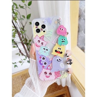 ✨Ốp lưng điện thoại iPhone hoạ tiết hoạt hình đáng yêu có dây đeo tay✨