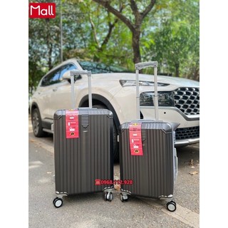 Vali chính hãng size20-24 🚕 Vali Kéo Du Lịch nhựa ABS dày vân dọc khuy móc có khả năng chịu lực tốt VL99