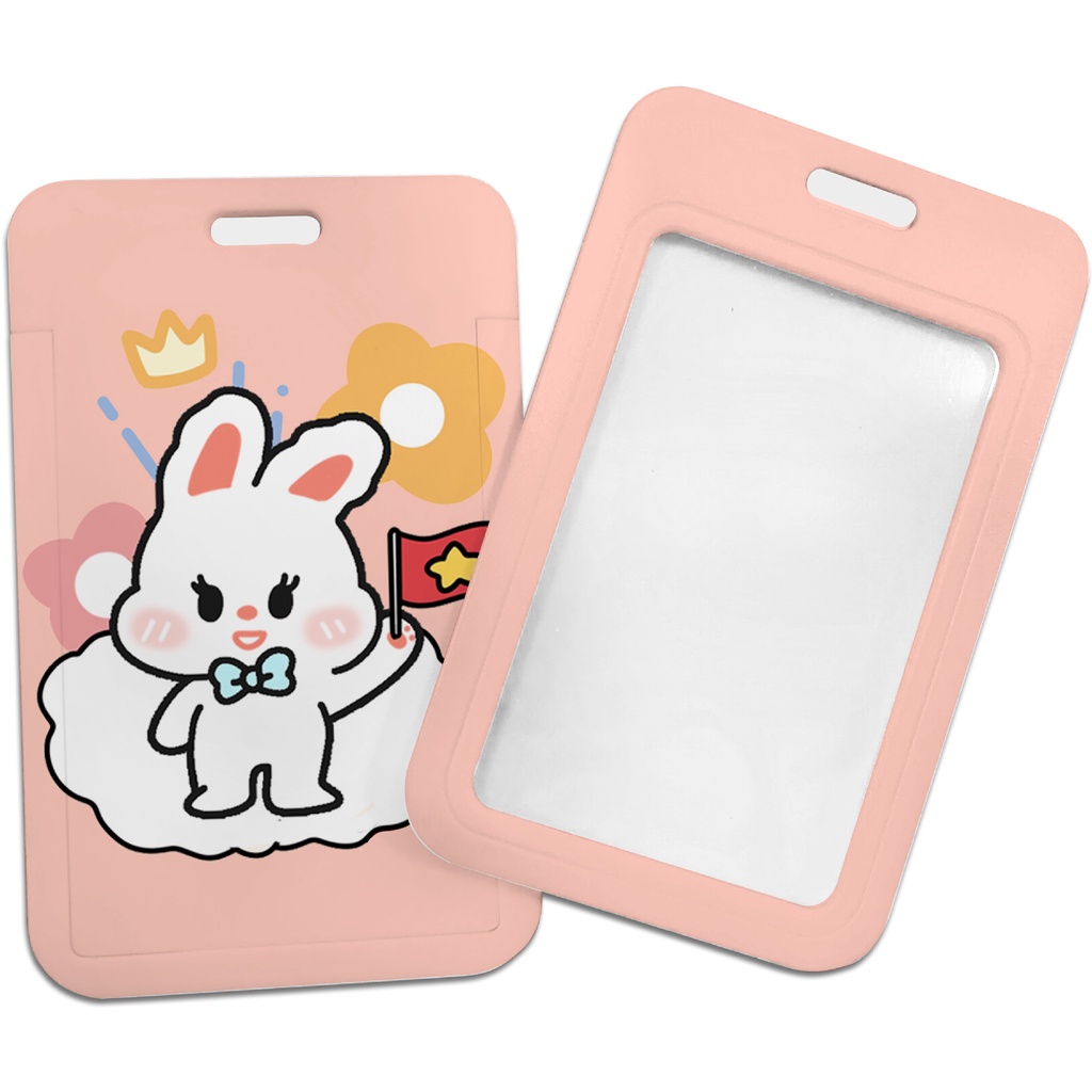 Cartoon Lucky Rabbit Daily Student Card Holder