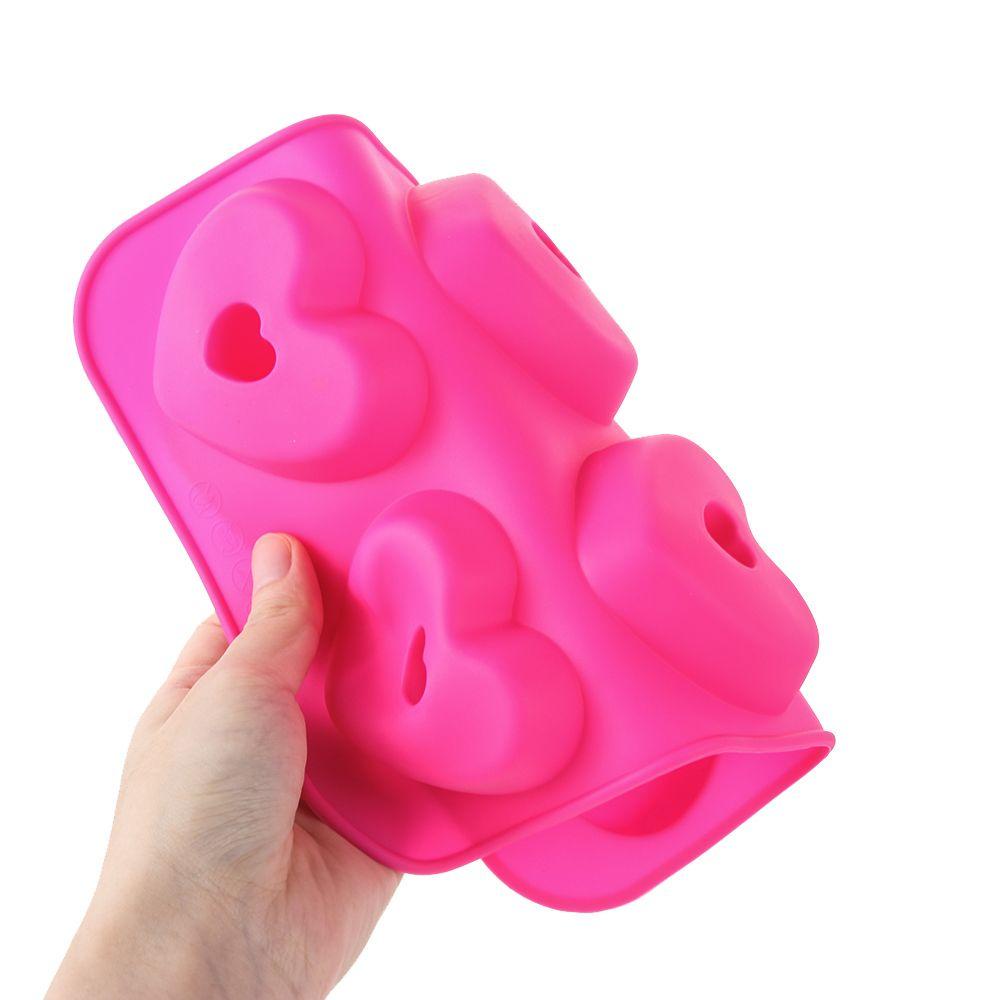 Khuôn Làm Bánh Donut Hình Trái Tim Có Thể Tái Sử Dụng