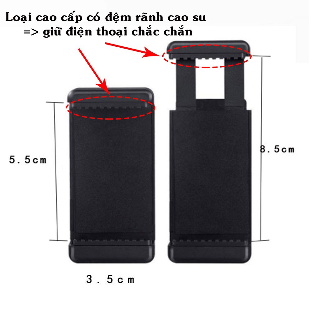 Kẹp điện thoại gắn mặt đồng hồ xe máy cho ship và xe ôm công nghệ Now.Grap.Gojeck