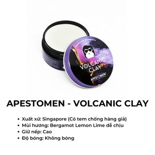 Sáp vuốt tóc apestomen volcanic clay - chính hãng - giao nhanh 2h - hồ chí minh