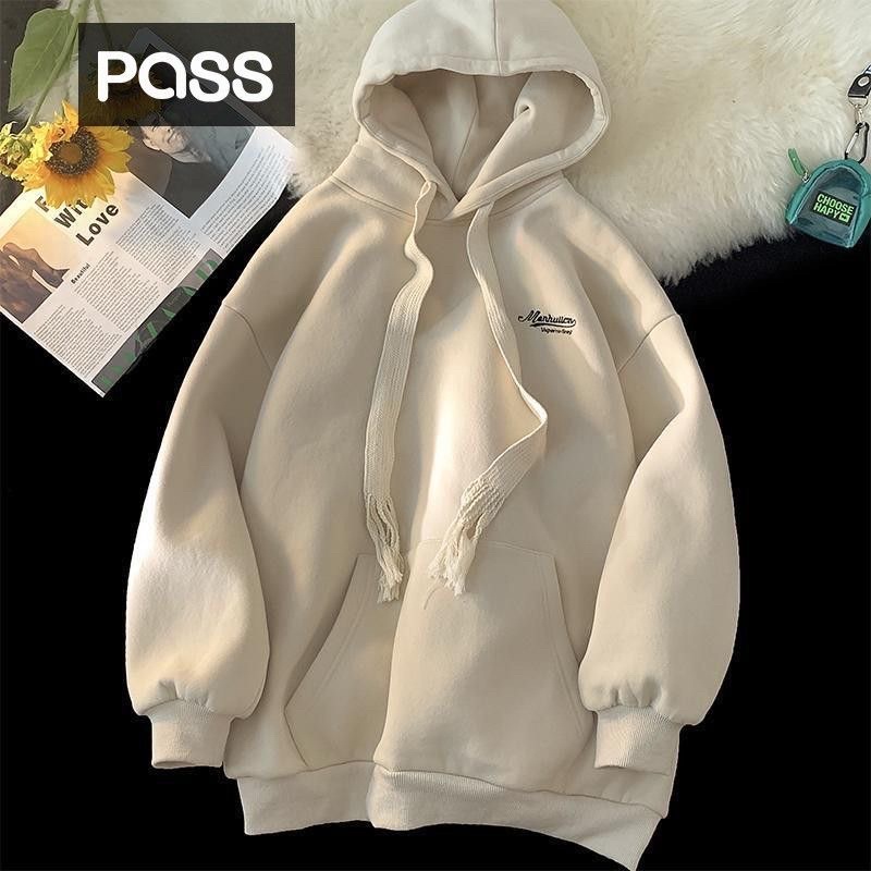ÁO HOODIE PHONG CÁCH UNISEX DÂY BẢN TO MŨ HAI LỚP