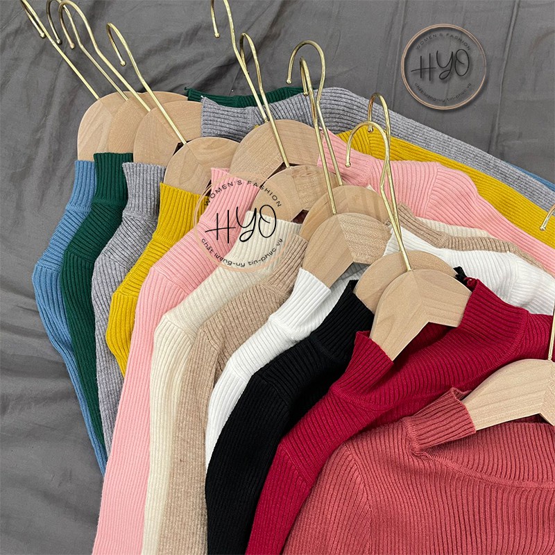Áo giữ nhiệt nữ🌸FREESHIP🌸Áo Len Cổ Lọ Xuất Nhật