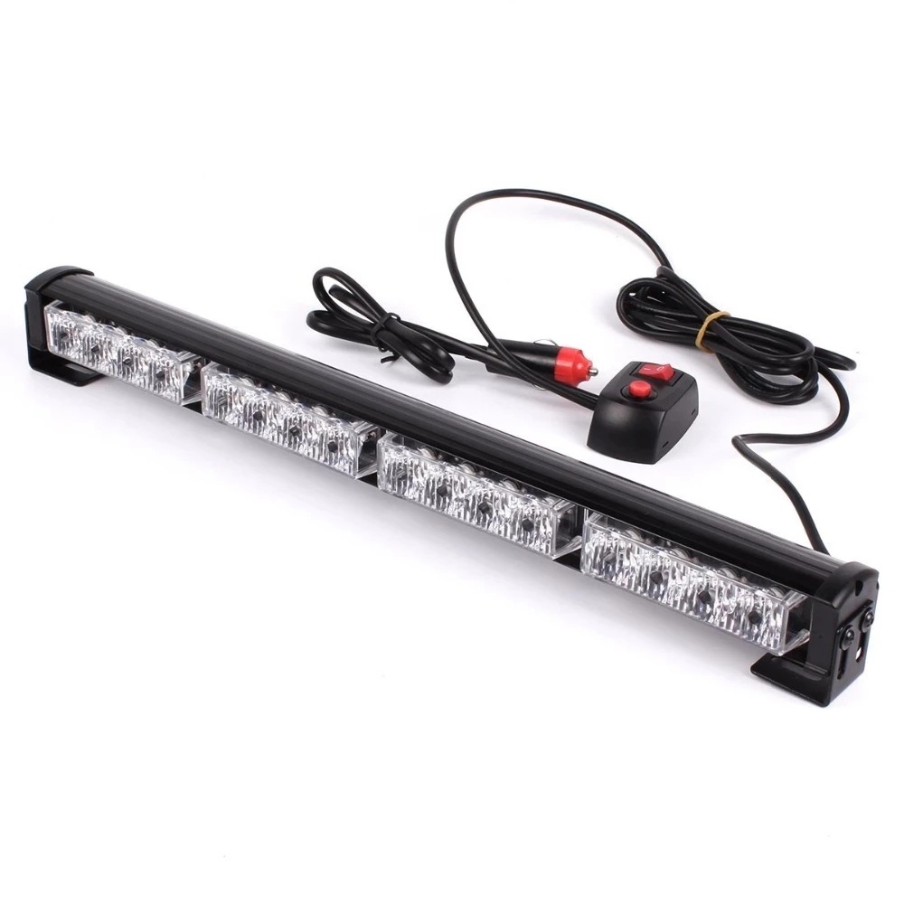 Đèn LED Cảnh Báo Khẩn Cấp 16 Bóng DRL 12V Ánh Sáng Nhấp Nháy Chất Lượng Cao Cho Xe Hơi / Xe Cứu Hỏa