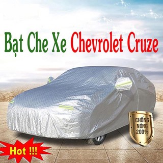 Bạt phủ xe, bạt trùm xe CHEVROLET CRUZE loại 3 lớp tráng nhôm