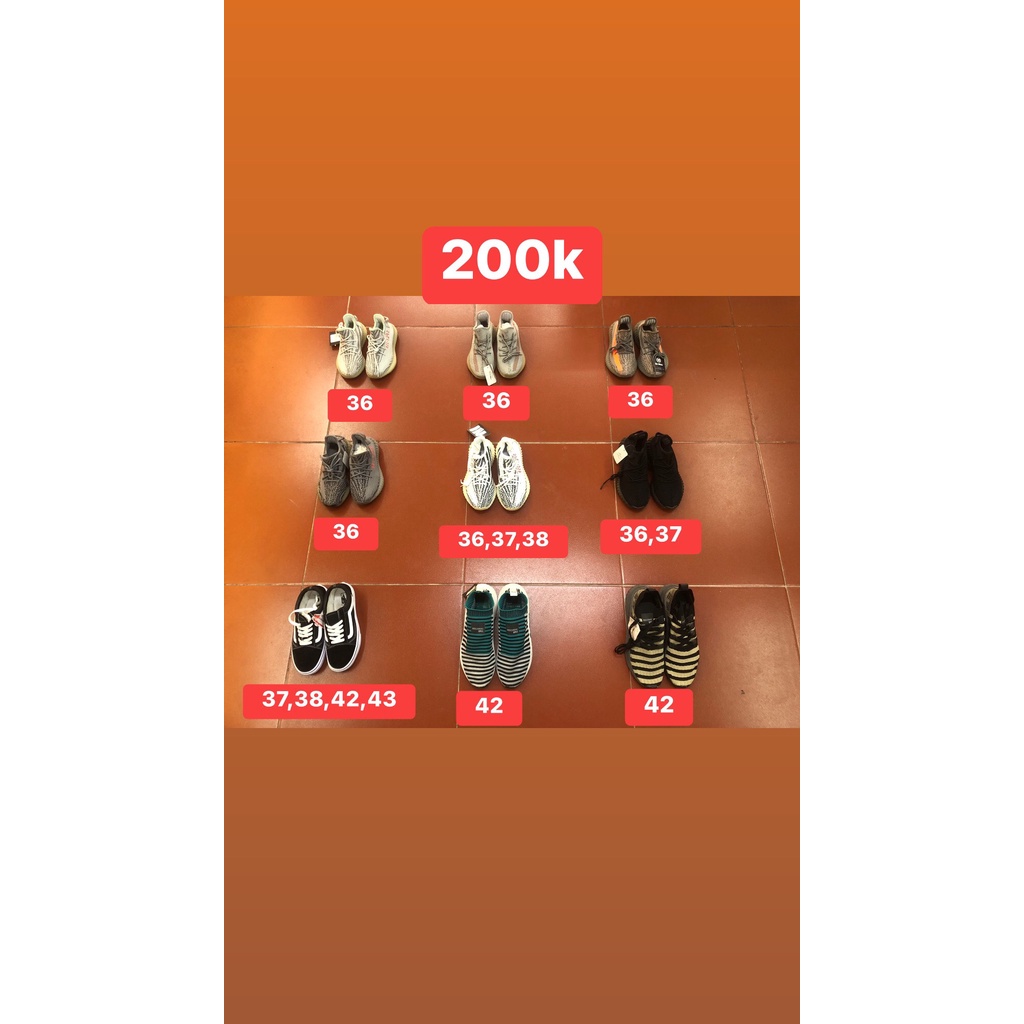 Giày thể thao độn đế Nam Nữ (200K), Bao đẹp giá cả hợp lý