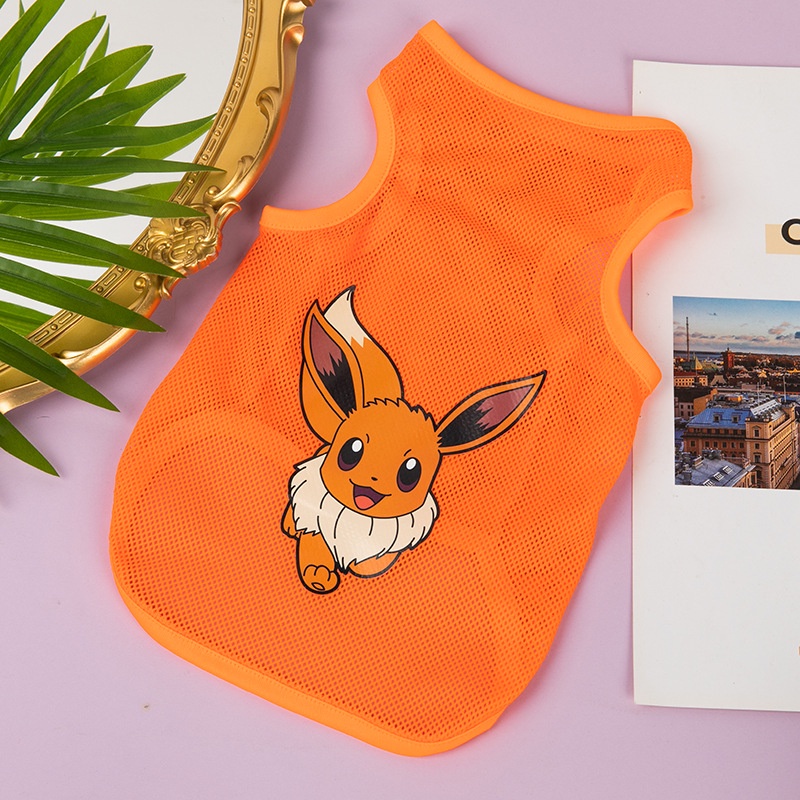 Áo Lưới Thoáng Khí In Họa Tiết Rồng / Mèo / Nhện Dễ Thương Thời Trang Mùa Hè Cho Thú Cưng