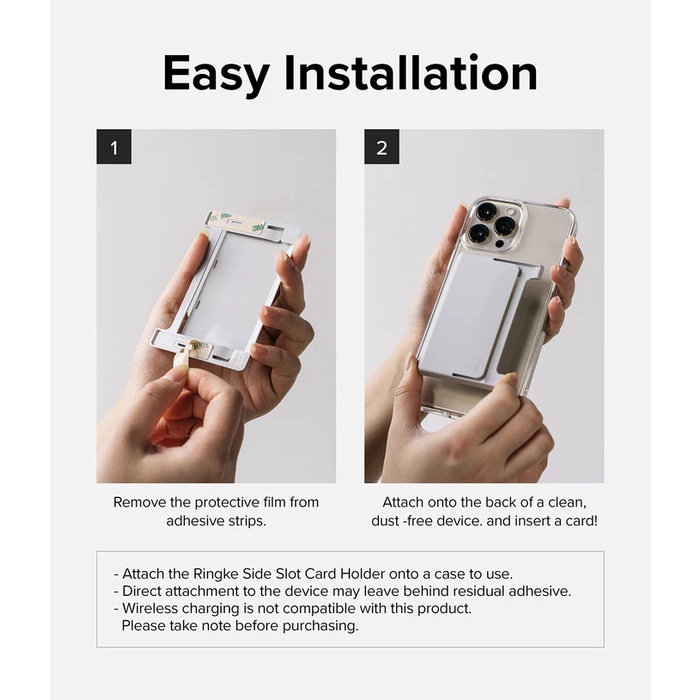 Ngăn đựng thẻ Ringke Side Slot Card Holder