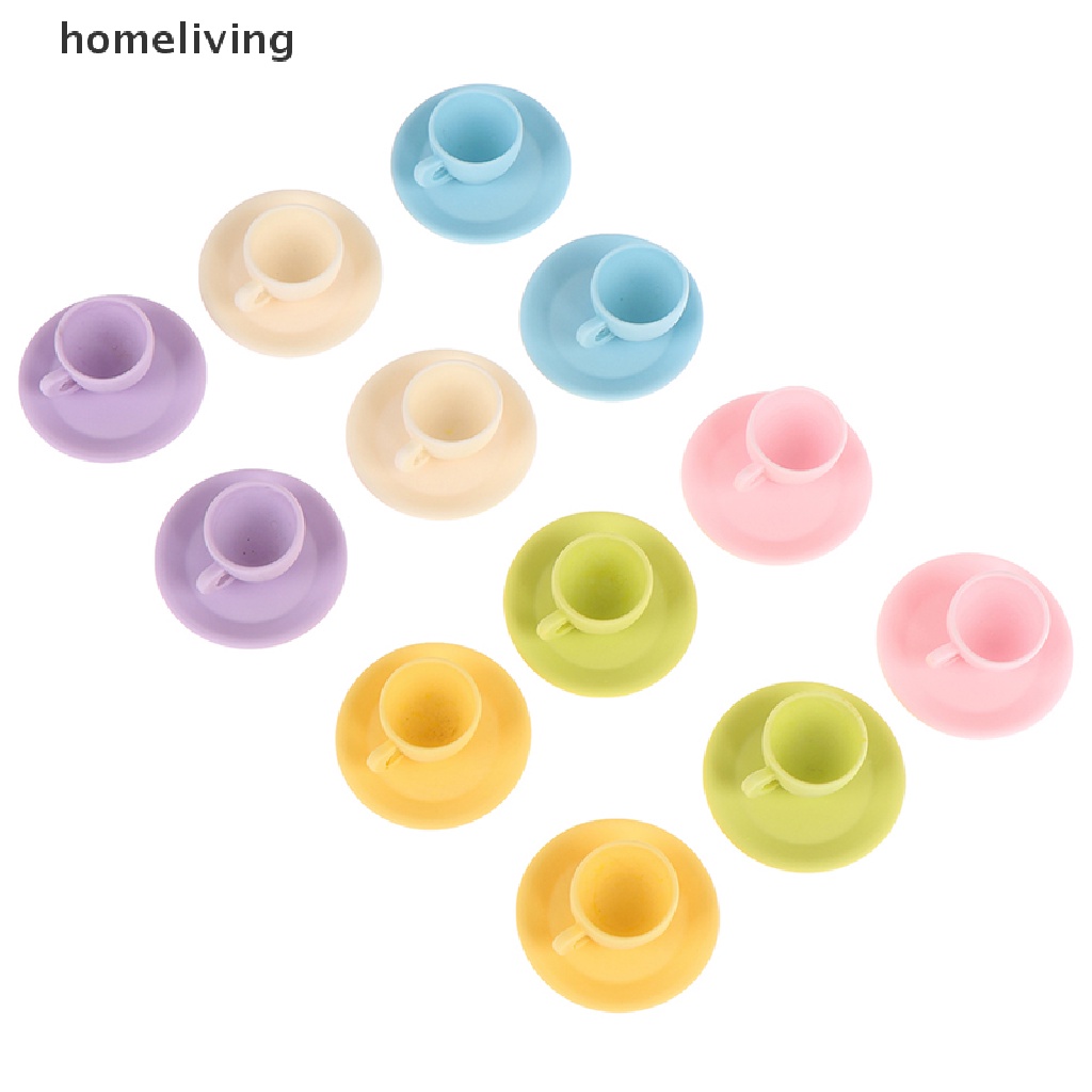 Set 2 Ly Cà Phê Mini Xinh Xắn Cho Nhà Búp Bê