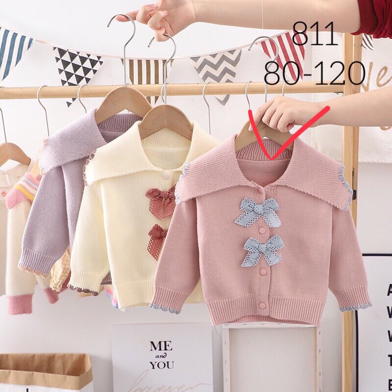 Áo len bé gái từ 4-26kg, kéo sang xem thêm nhiều mẫu ạ