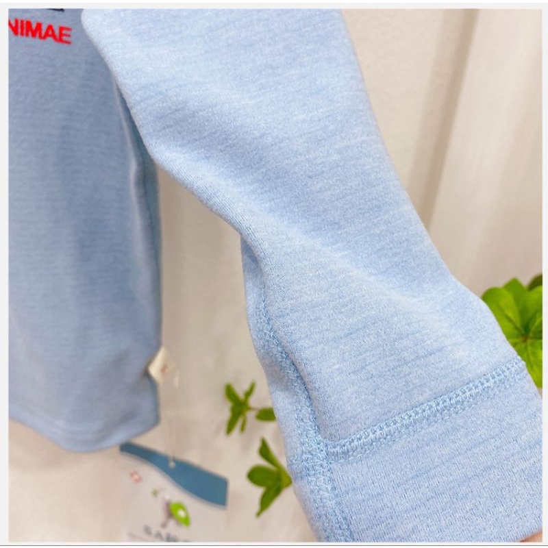 13-24kg Bộ thu đông bé trai bé gái 2022 chất nỉ nhung QCCC dày ấm